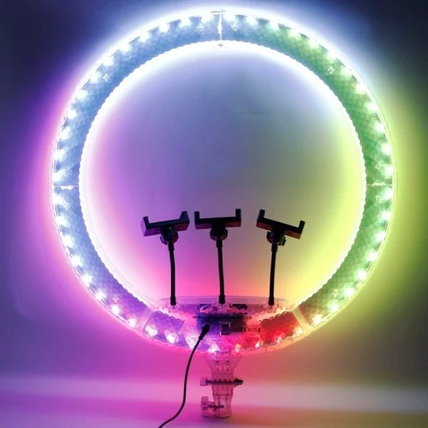 رینگ لایت 3D  RGB D-56 با سه پایه