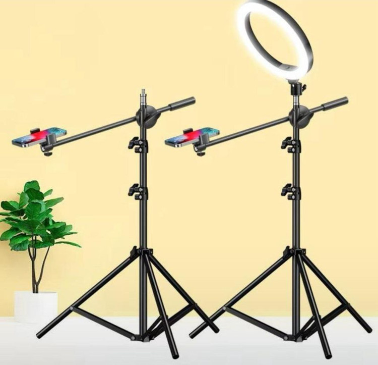 سه پایه نگهدارنده موبایل و رینگ لایت مدل تی پایه پهن T803 (پس کرایه)