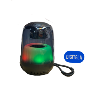 اسپیکر RGB بلوتوثی مدل ZQS-L02 با طراحی استوانه‌ای و رقص نور رنگی