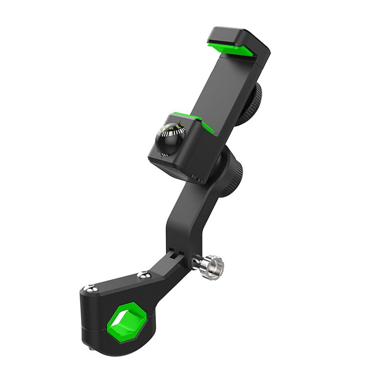 هولدر موبایل روی فرمان موتور با چرخش 1۸۰ درجه و قطبنما فیزیکی