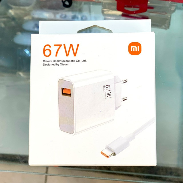 کلگی شارژر ۶۷w شیاومی با کابل
