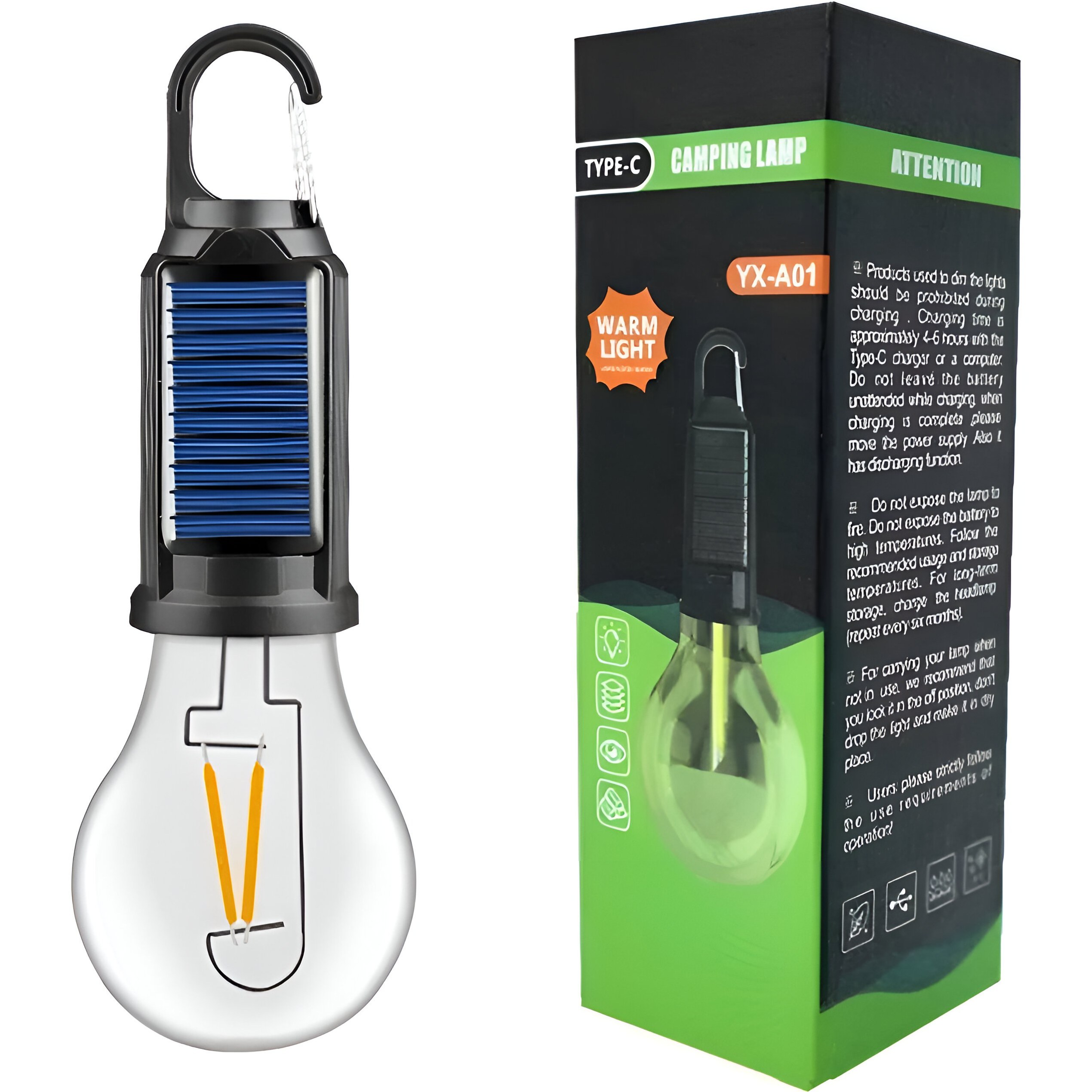 لامپ سولار شارژی کم مصرف ولی پر نور