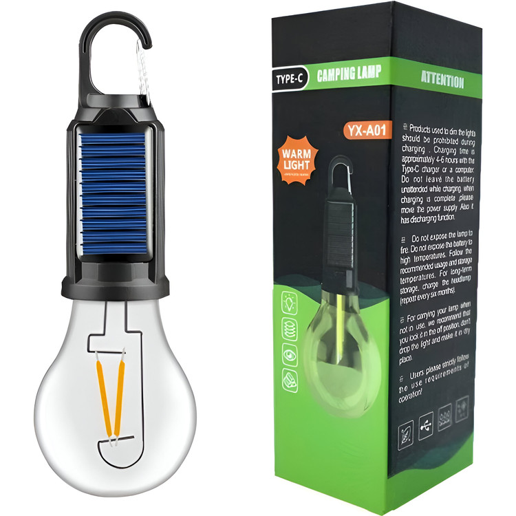 لامپ سولار شارژی کم مصرف ولی پر نور