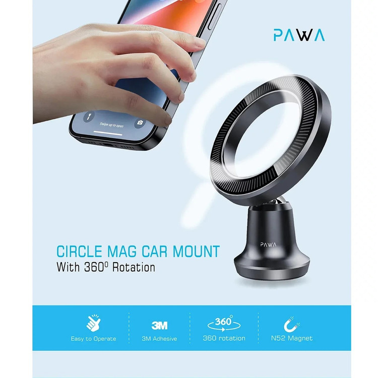 نگهدارنده آهنربایی گوشی موبایل مخصوص خودرو پاوا با ضمانت