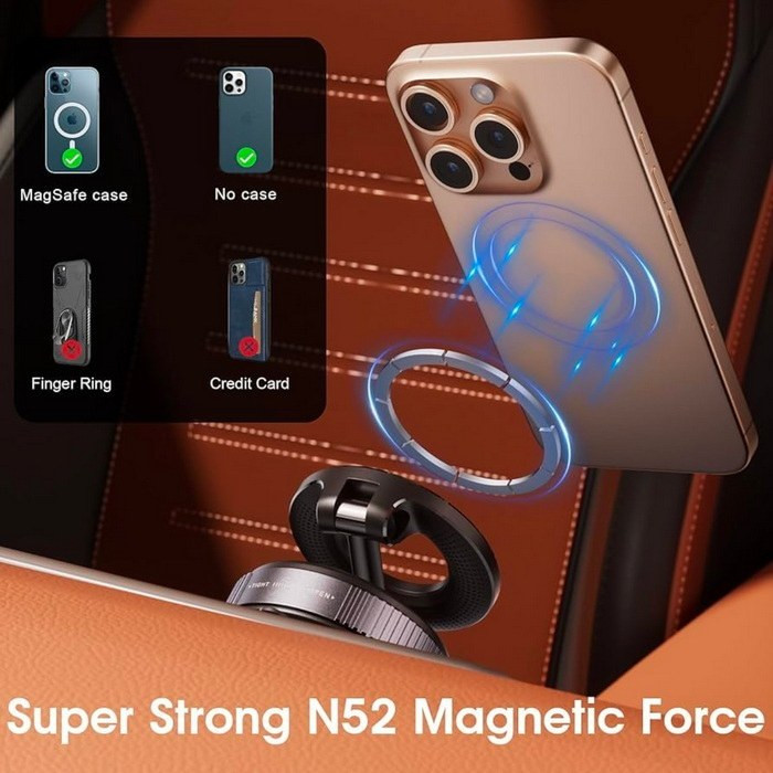 هولدر وکیومی K007 مغناطیسی مناسب MagSafe و گوشیهای دیگر