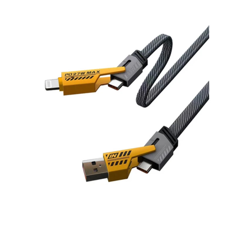 کابل USB-Lightning پاورمکس PM 004 همراه با سریهای مختلف سوکت