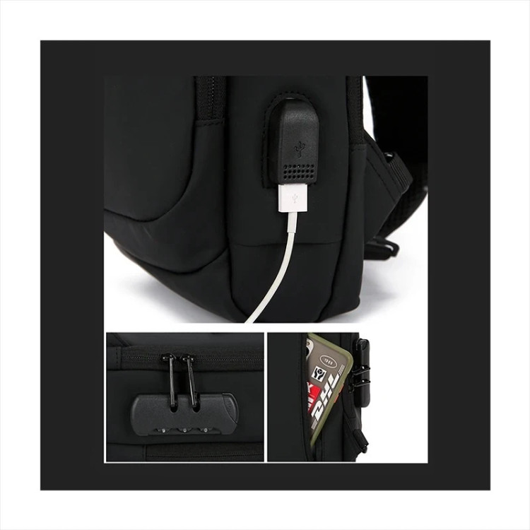 کیف کراس بادی فشن با پورت usb