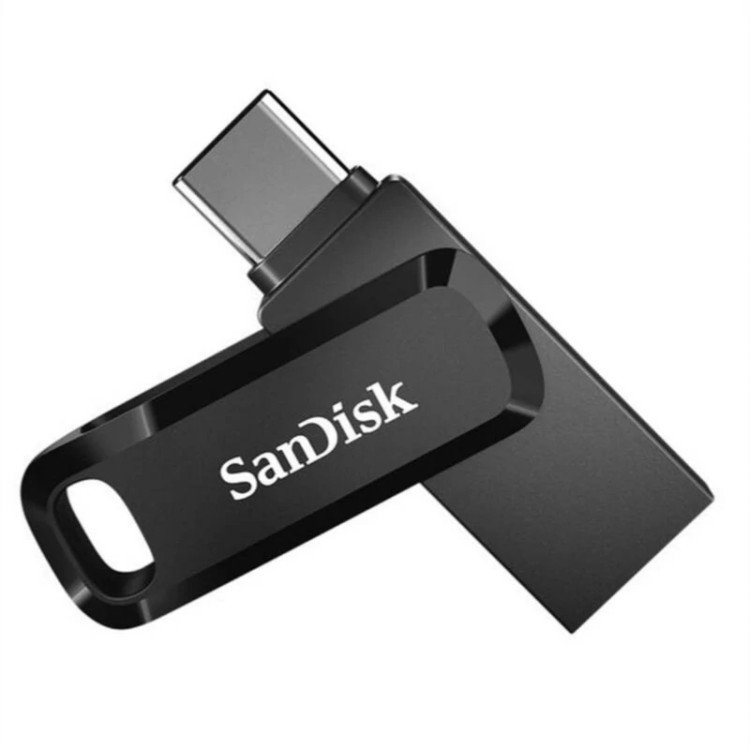 فلش مموری ۱۲۸ گیگ سن دیسک مدل Ultra Dual Drive با گارانتی